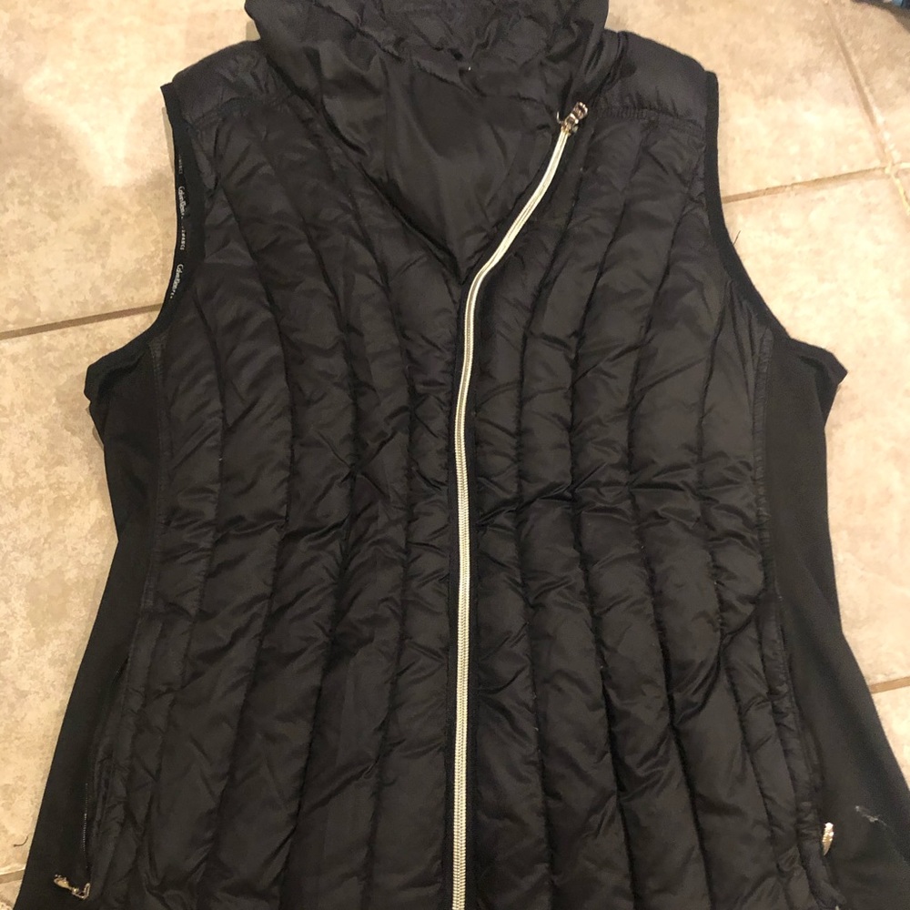 Calvin Klein Black Zip Up Vest